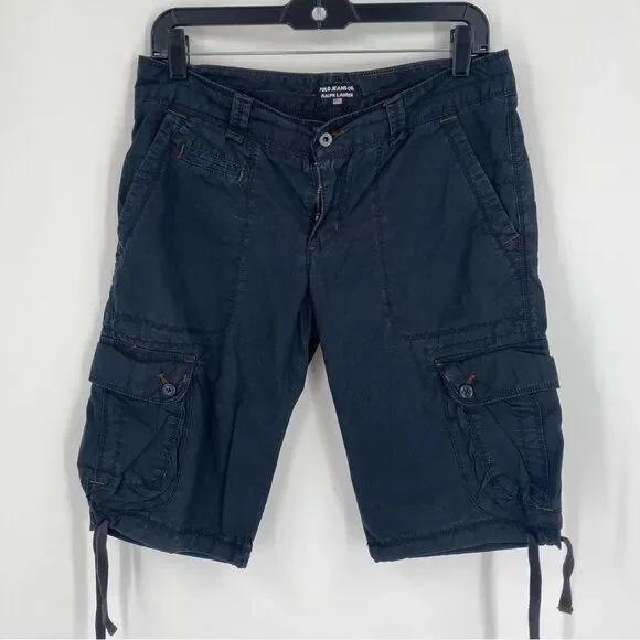 Rocawear Dark Cargo Shorts for Women size 6 - Picture 1 of 3